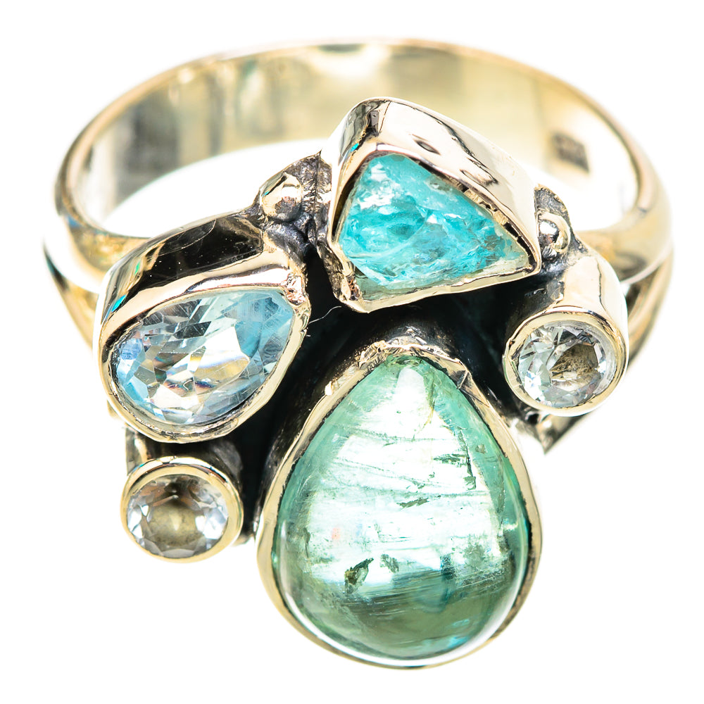 Aquamarine Rings handcrafted by Ana Silver Co - RING118749 - Photo 2