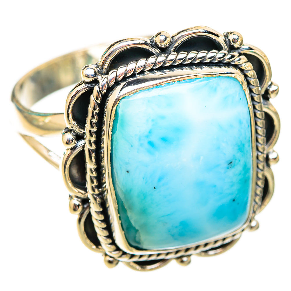 Larimar Rings handcrafted by Ana Silver Co - RING118750 - Photo 2