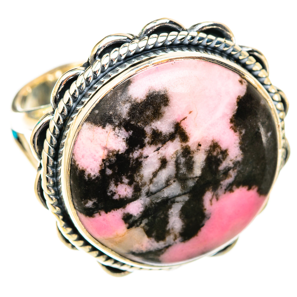 Rhodonite Rings handcrafted by Ana Silver Co - RING118770 - Photo 2