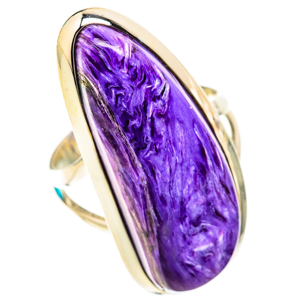 Charoite Rings handcrafted by Ana Silver Co - RING118807 - Photo 2