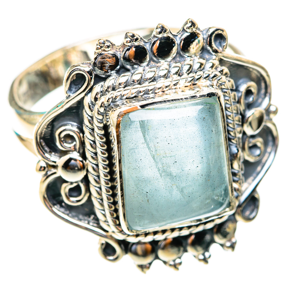 Aquamarine Rings handcrafted by Ana Silver Co - RING118908 - Photo 2