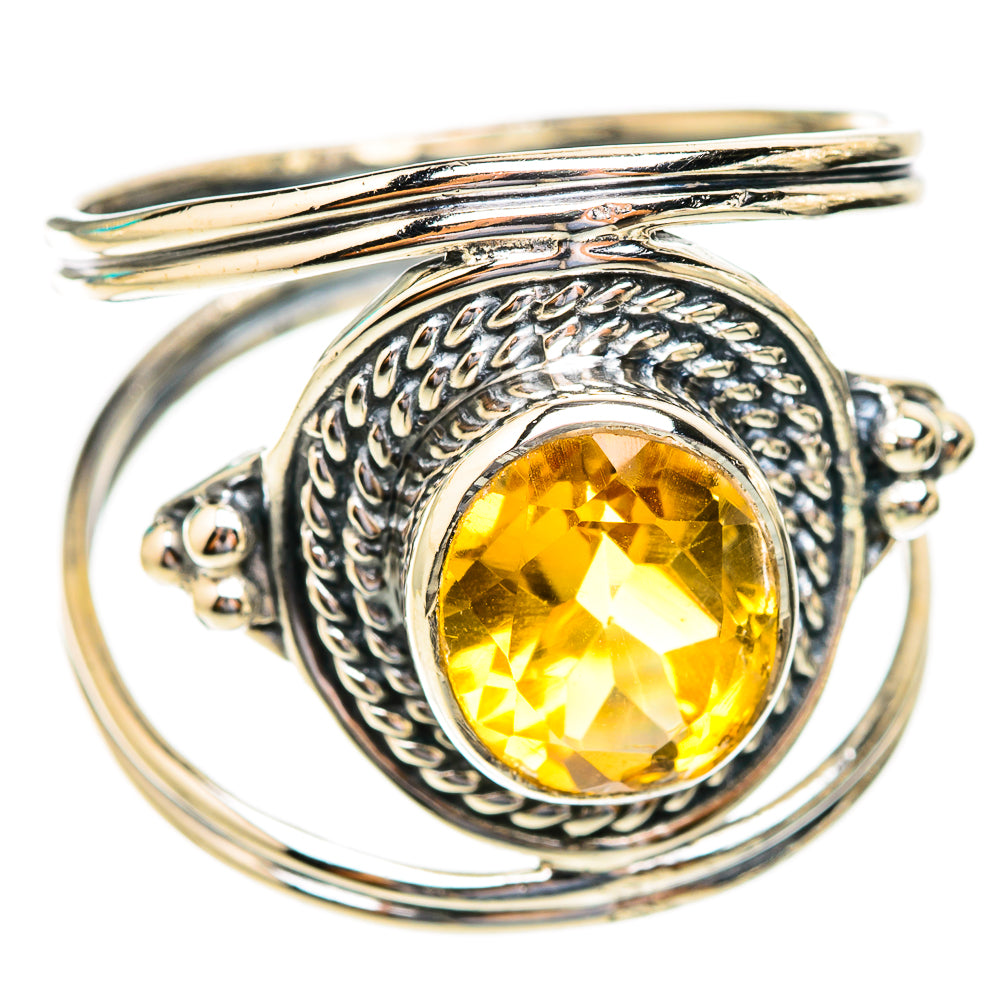 Citrine Rings handcrafted by Ana Silver Co - RING118917 - Photo 2