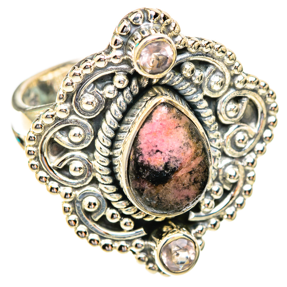 Rhodonite Rings handcrafted by Ana Silver Co - RING118985 - Photo 2