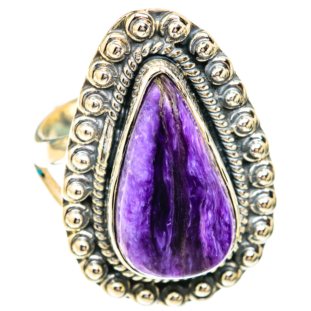 Charoite Rings handcrafted by Ana Silver Co - RING118986 - Photo 2