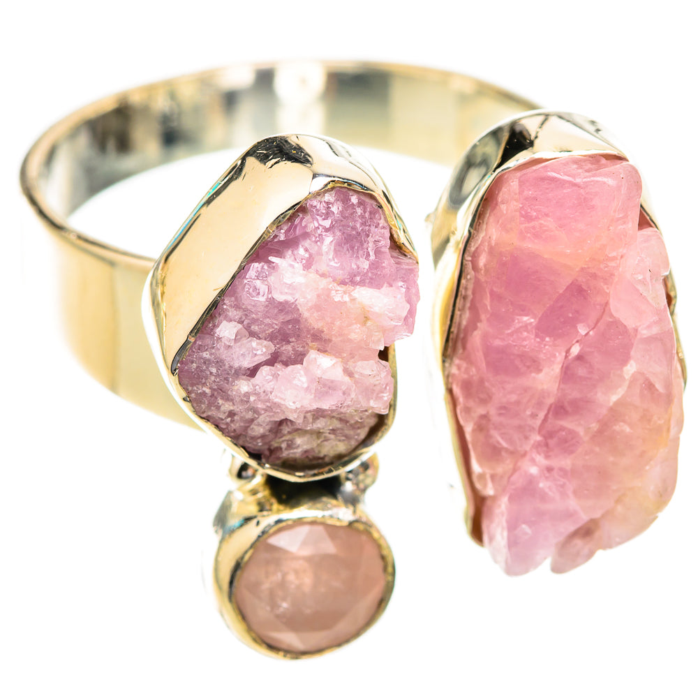 Rose Quartz Rings handcrafted by Ana Silver Co - RING119006 - Photo 2