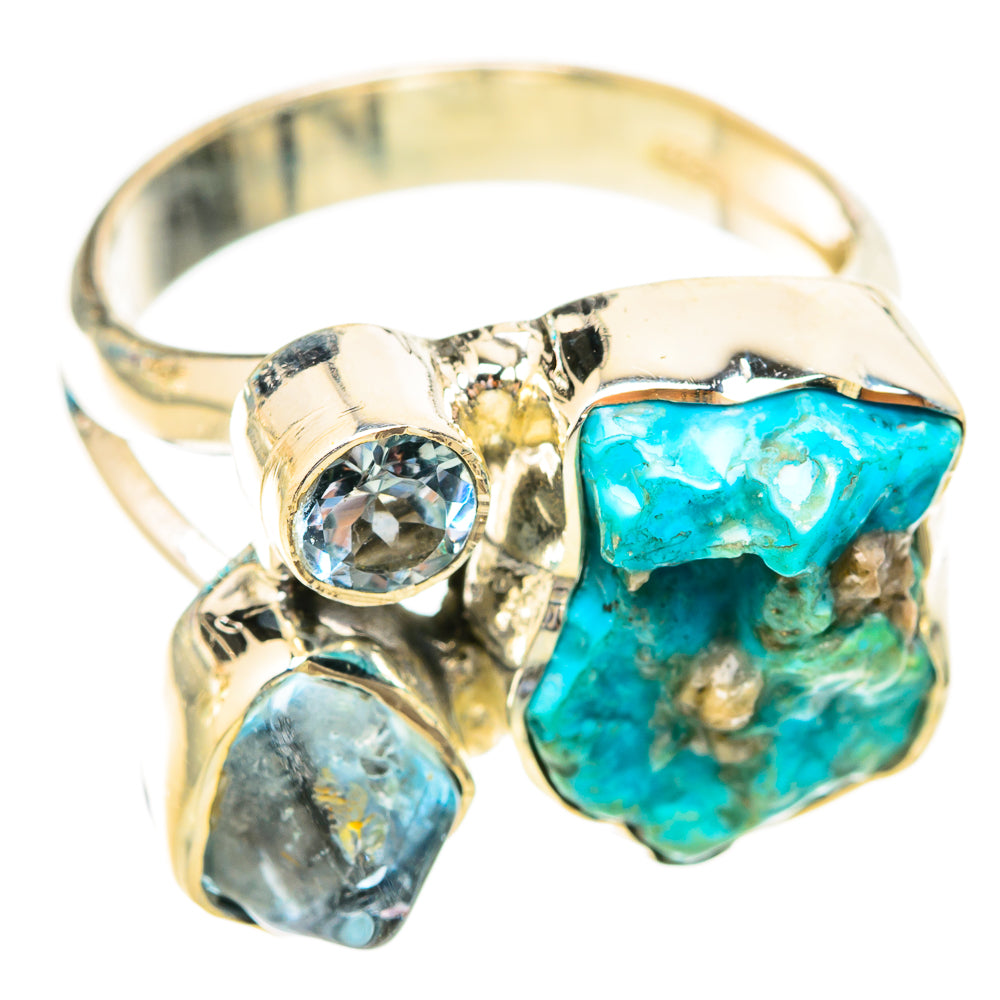 Turquoise Rings handcrafted by Ana Silver Co - RING119050 - Photo 2