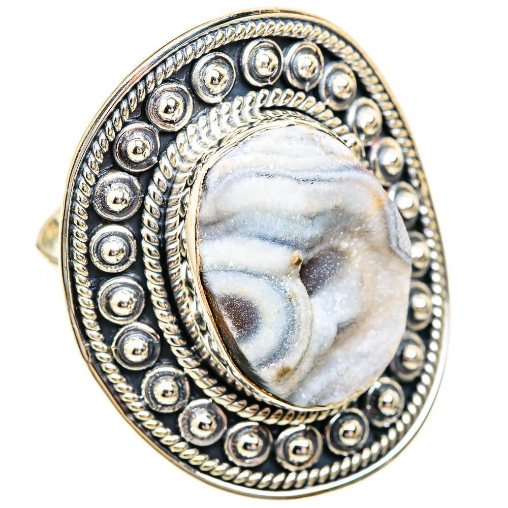 Desert Druzy Rings handcrafted by Ana Silver Co - RING119112 - Photo 2
