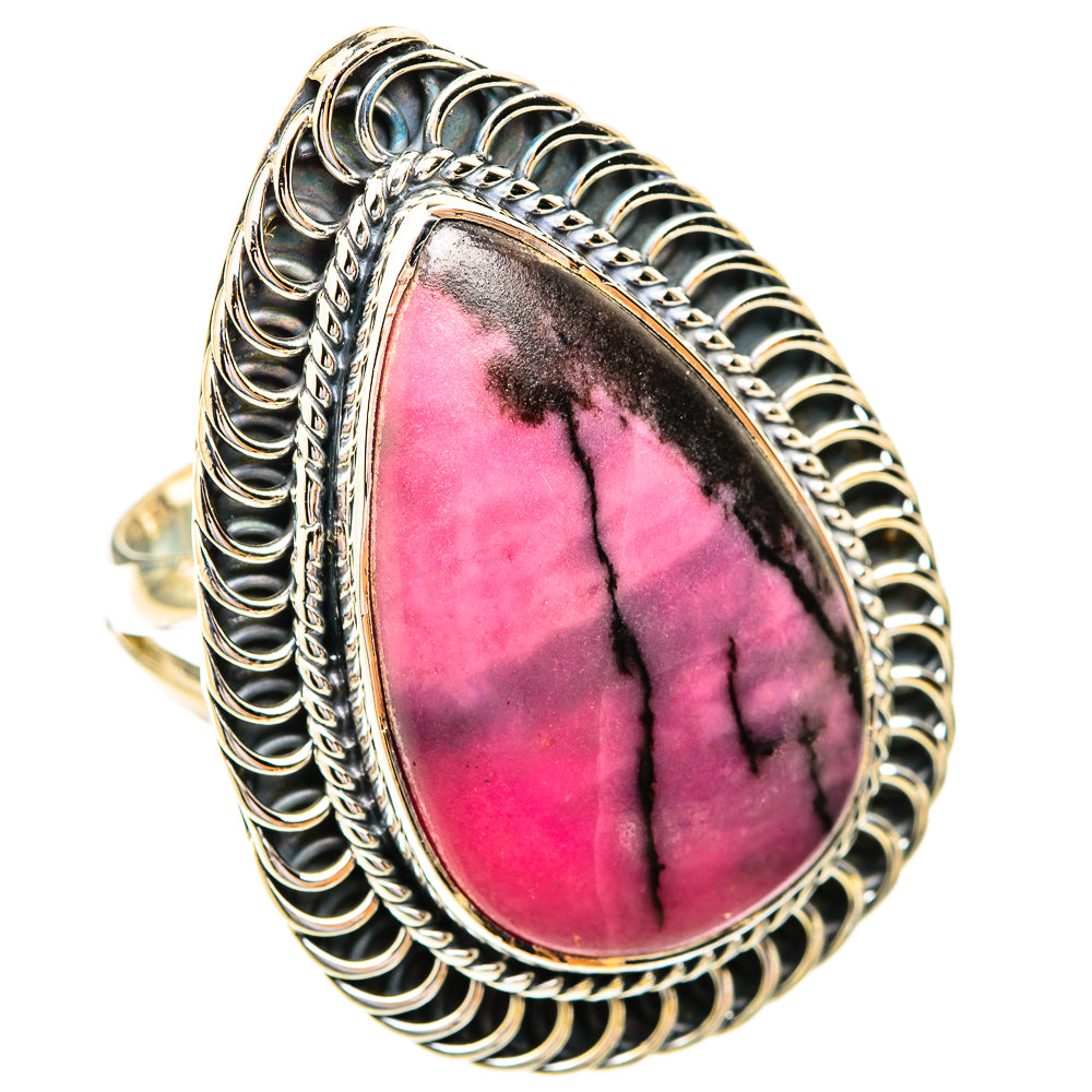 Rhodonite Rings handcrafted by Ana Silver Co - RING119131 - Photo 2