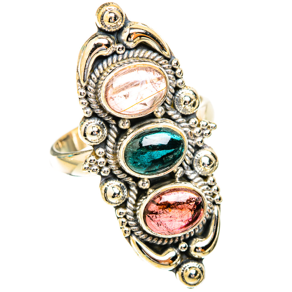 Tourmaline Rings handcrafted by Ana Silver Co - RING119143 - Photo 2