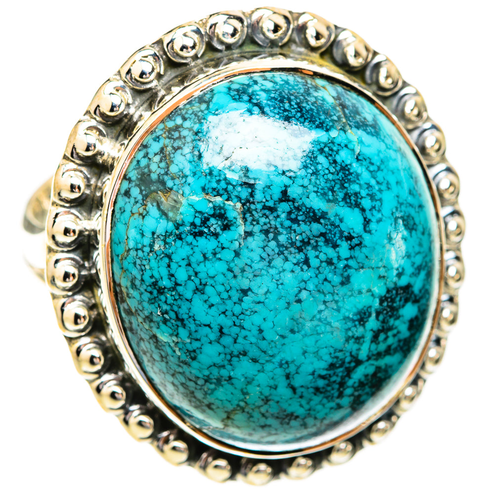 Turquoise Rings handcrafted by Ana Silver Co - RING119146 - Photo 2