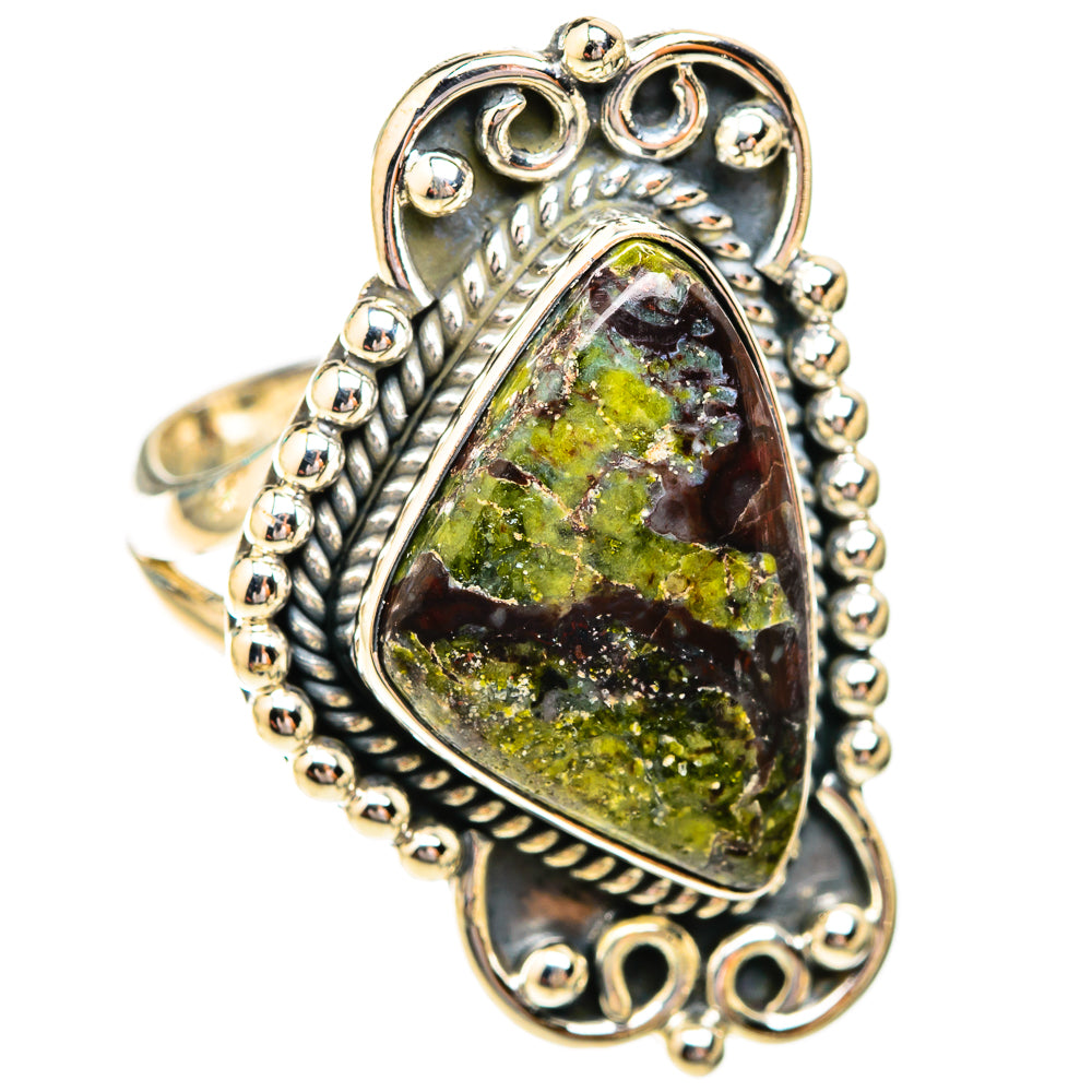 Dragon's Bloodstone Rings handcrafted by Ana Silver Co - RING119265 - Photo 2