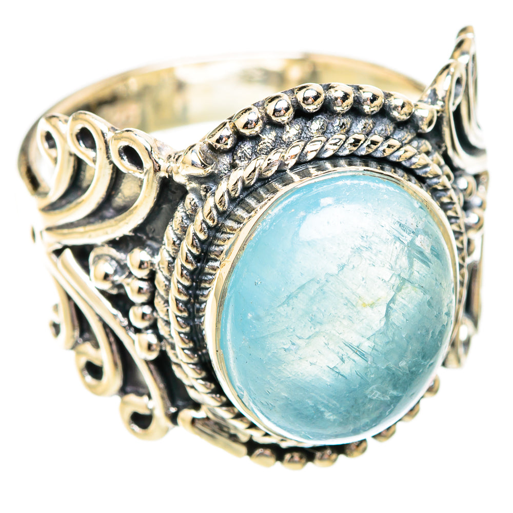 Aquamarine Rings handcrafted by Ana Silver Co - RING119271 - Photo 2