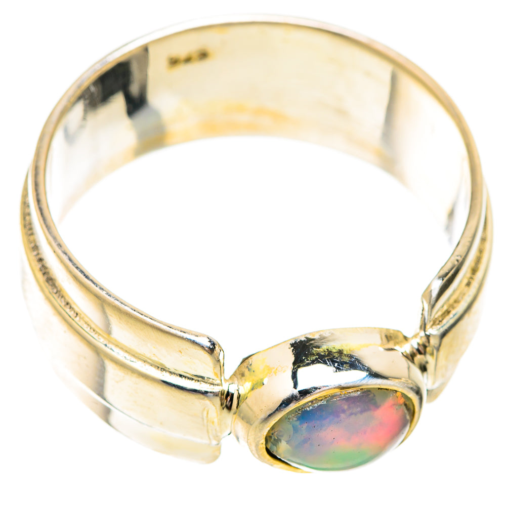 Ethiopian Opal Rings handcrafted by Ana Silver Co - RING119293 - Photo 2