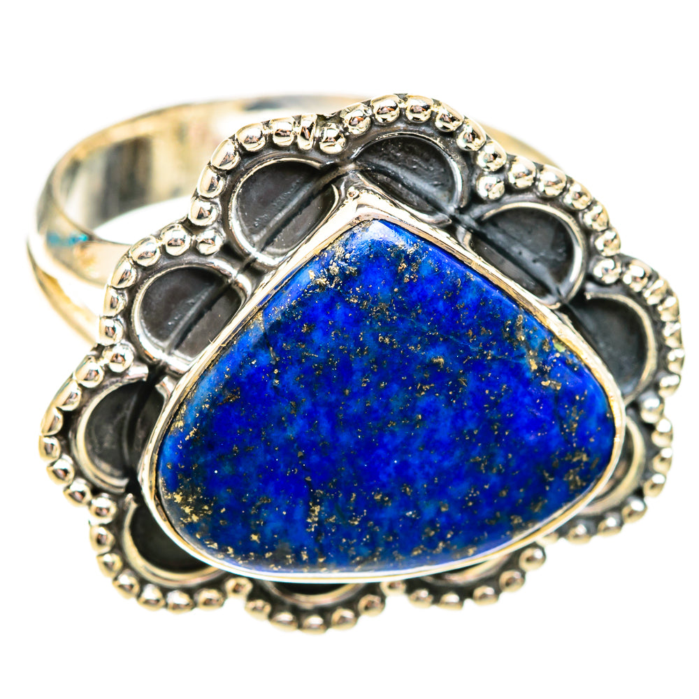 Lapis Lazuli Rings handcrafted by Ana Silver Co - RING119320 - Photo 2