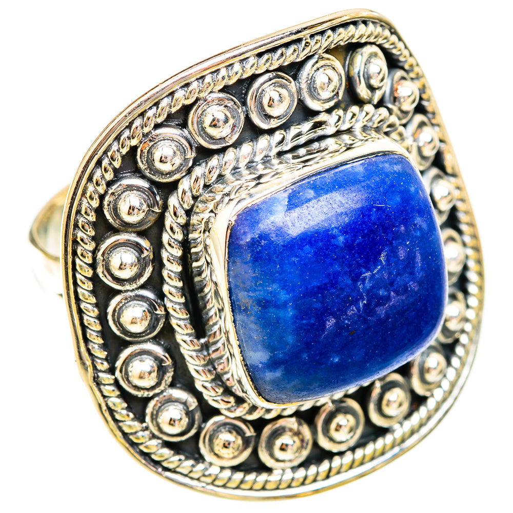 Lapis Lazuli Rings handcrafted by Ana Silver Co - RING119433 - Photo 2