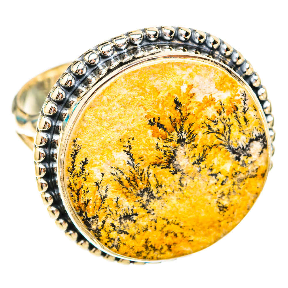 Germany Psilomelane Dendrite Rings handcrafted by Ana Silver Co - RING119447 - Photo 2