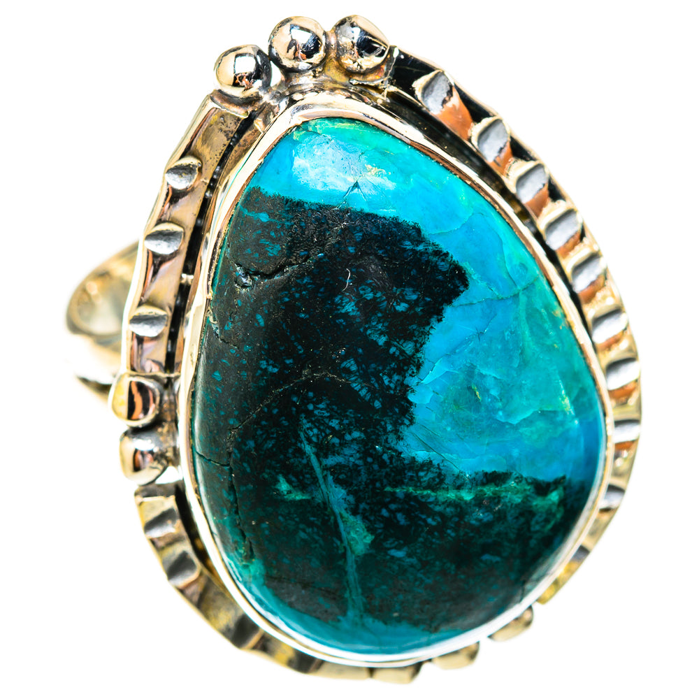 Shattuckite Rings handcrafted by Ana Silver Co - RING119469 - Photo 2
