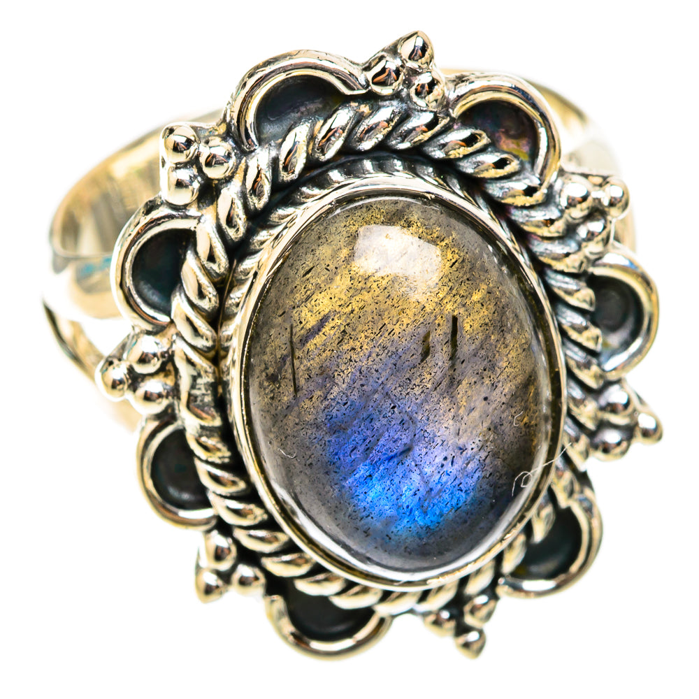 Labradorite Rings handcrafted by Ana Silver Co - RING119511 - Photo 2
