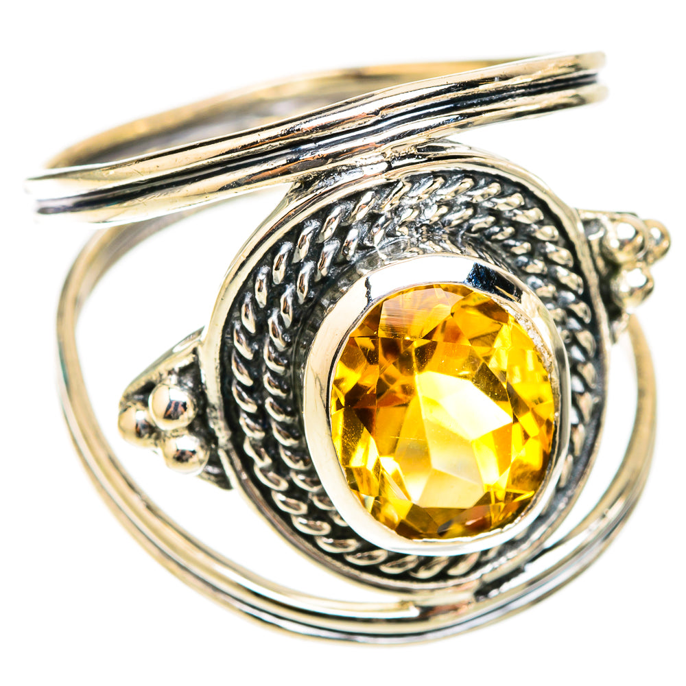 Citrine Rings handcrafted by Ana Silver Co - RING119553 - Photo 2