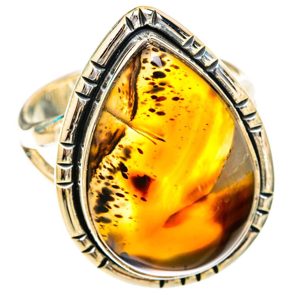 Montana Agate Rings handcrafted by Ana Silver Co - RING119601 - Photo 2