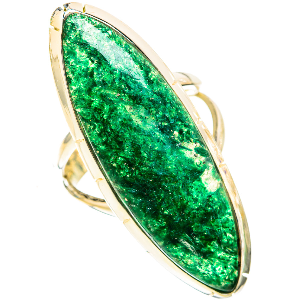 Green Aventurine Rings handcrafted by Ana Silver Co - RING119694 - Photo 2