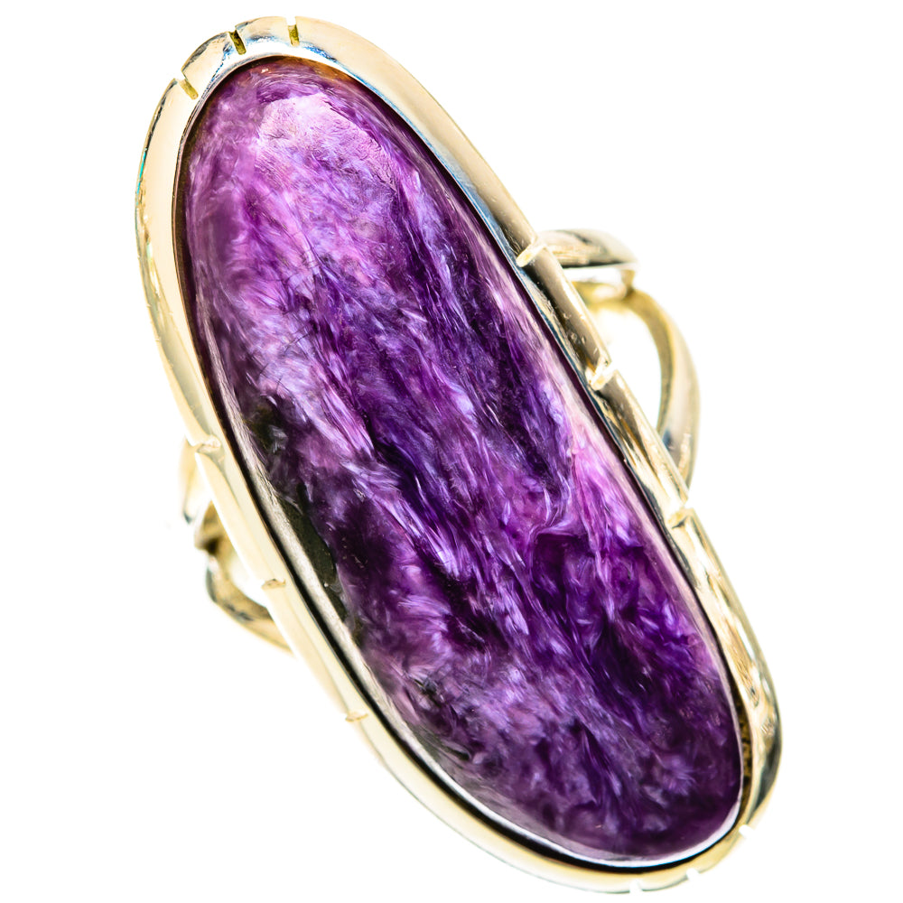 Charoite Rings handcrafted by Ana Silver Co - RING119800 - Photo 2