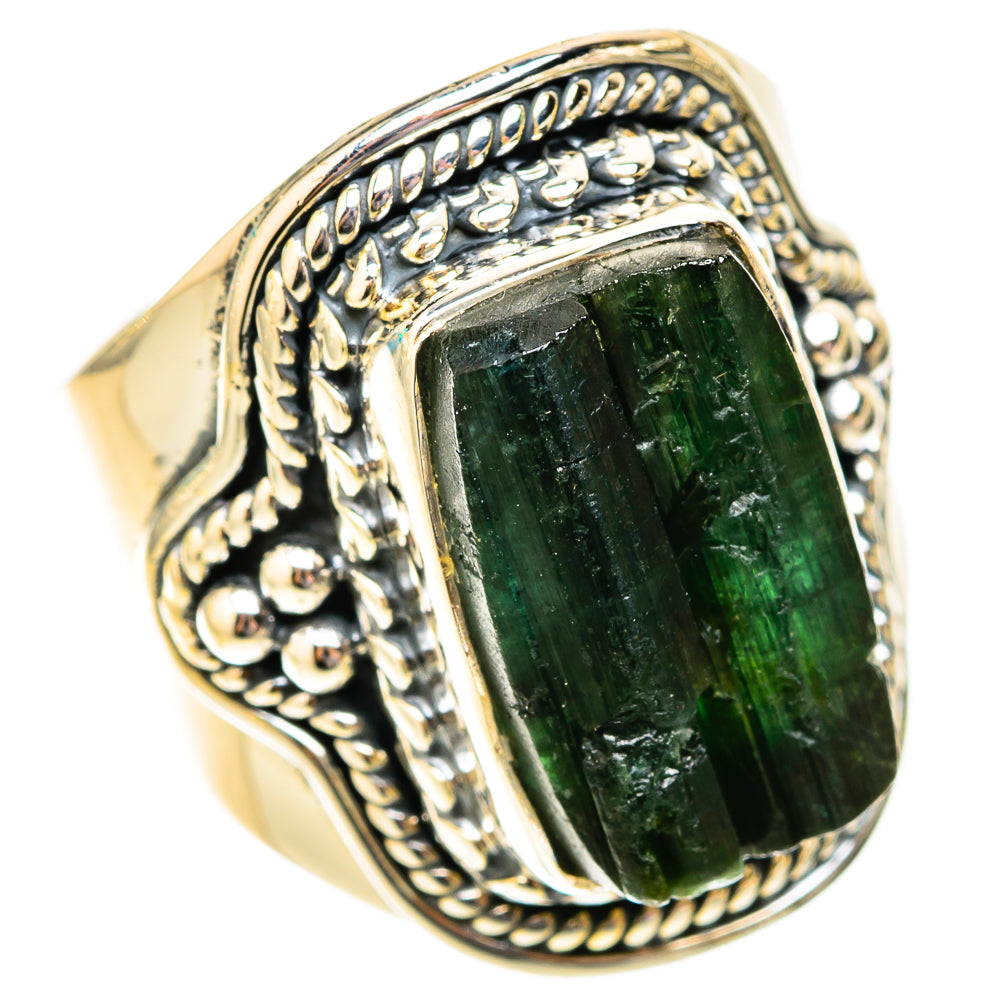 Chrome Diopside Rings handcrafted by Ana Silver Co - RING119855 - Photo 2