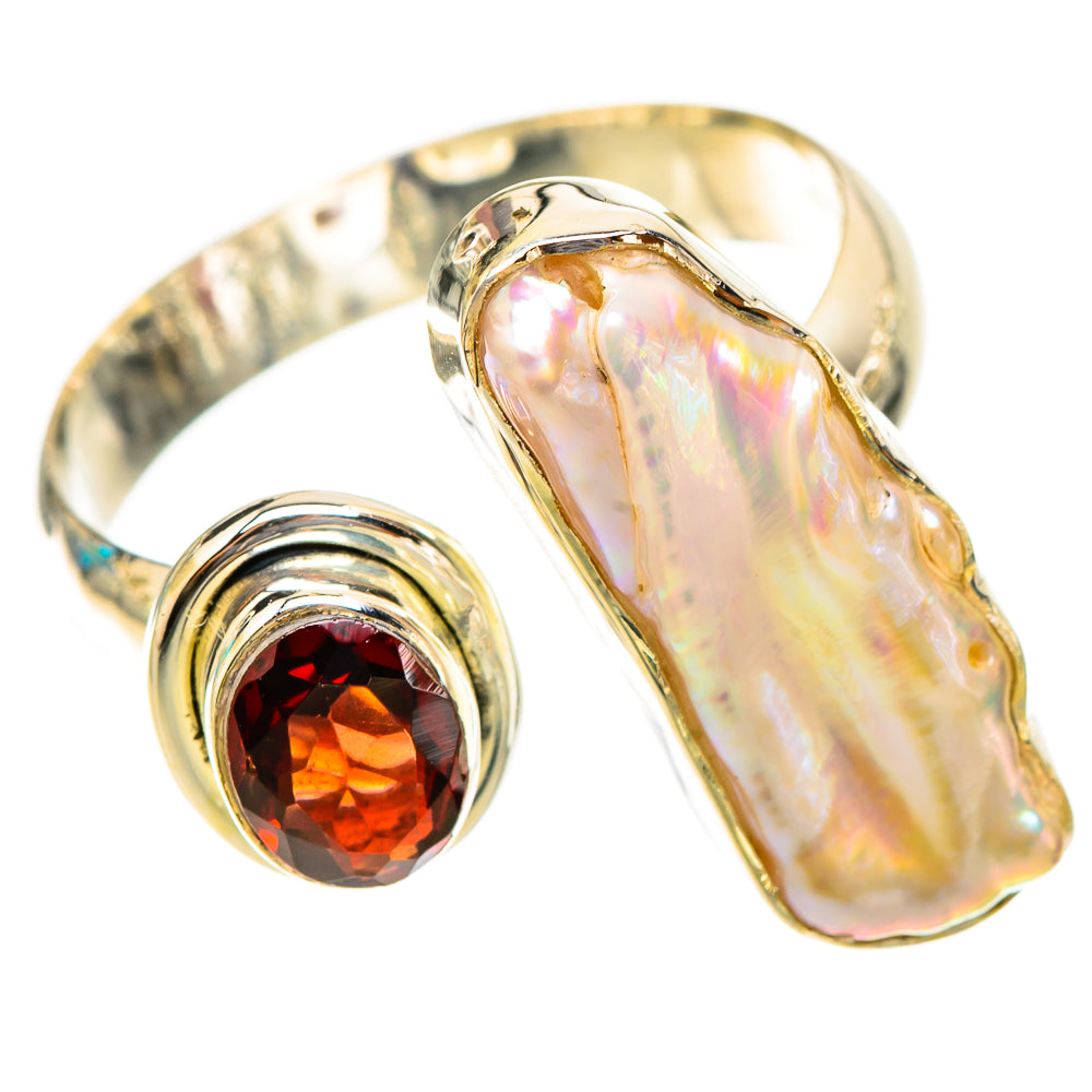 Mother Of Pearl Rings handcrafted by Ana Silver Co - RING119953 - Photo 2