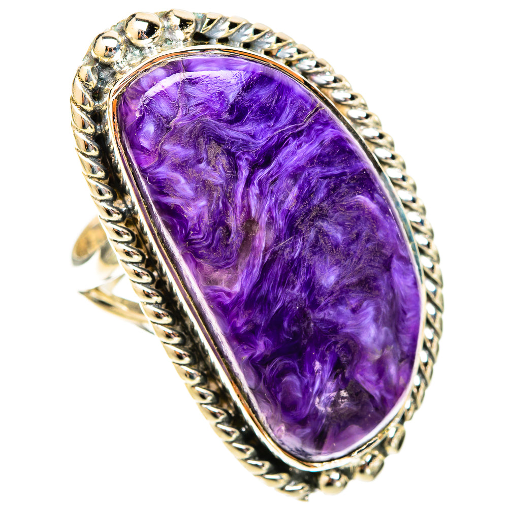 Charoite Rings handcrafted by Ana Silver Co - RING119992 - Photo 2