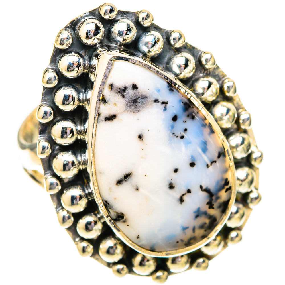 Dendritic Opal Rings handcrafted by Ana Silver Co - RING120055 - Photo 2