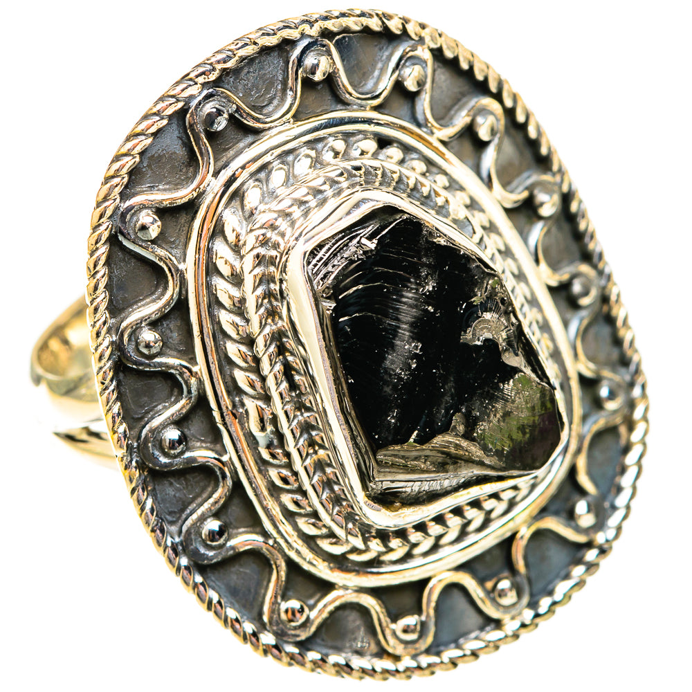 Shungite Rings handcrafted by Ana Silver Co - RING120100 - Photo 2