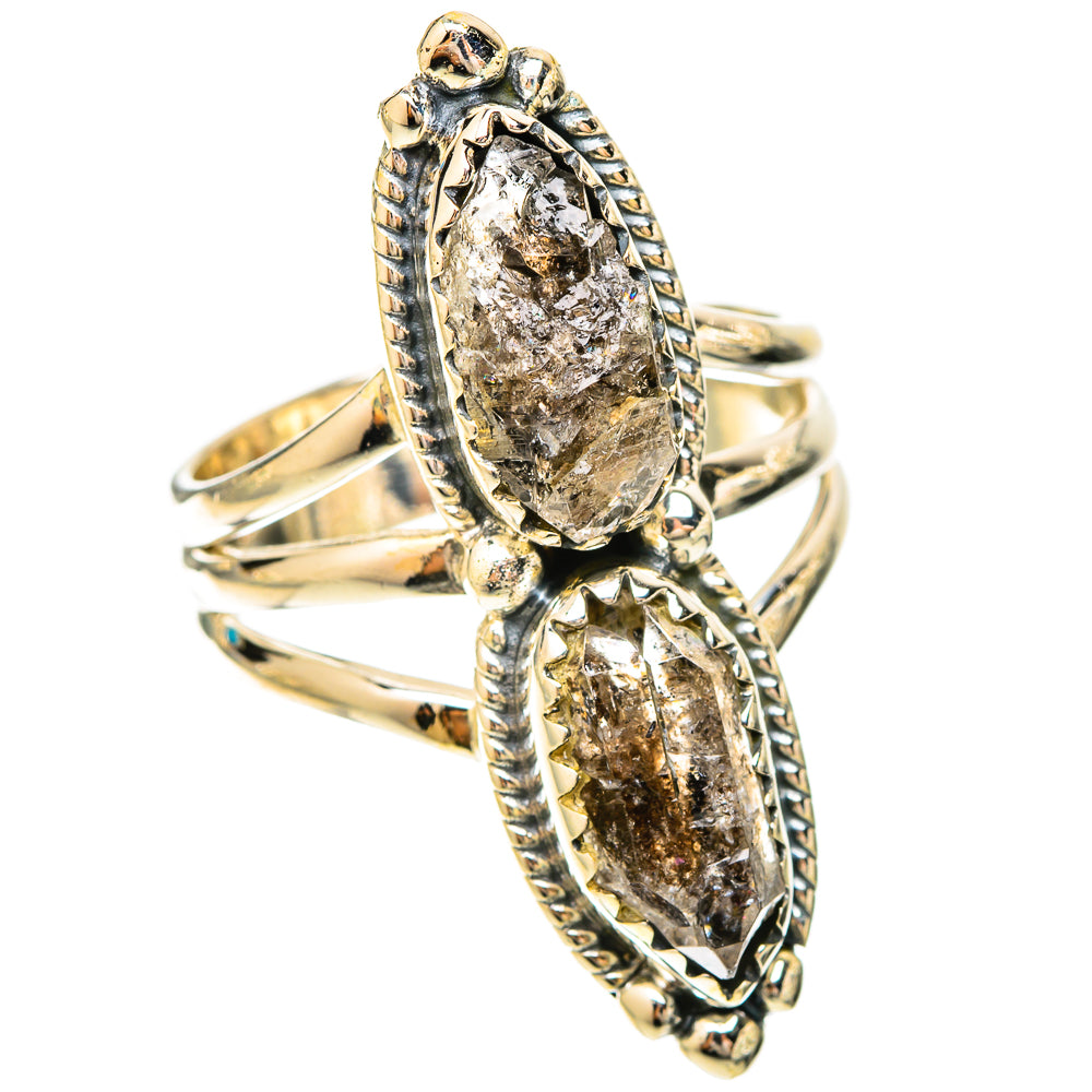 Herkimer Diamond Rings handcrafted by Ana Silver Co - RING120132 - Photo 2