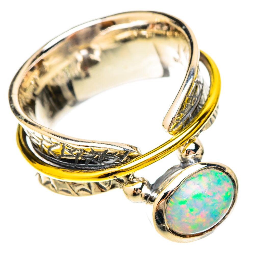 Ethiopian Opal Rings handcrafted by Ana Silver Co - RING120140 - Photo 2