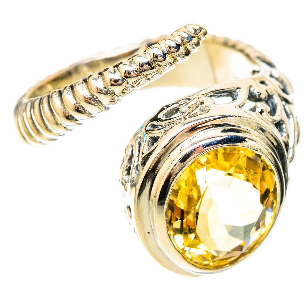 Citrine Rings handcrafted by Ana Silver Co - RING120156 - Photo 2