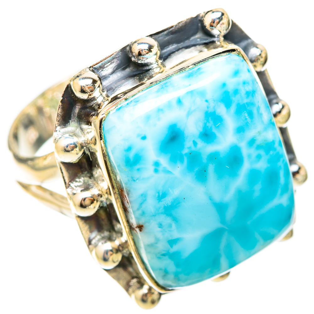 Larimar Rings handcrafted by Ana Silver Co - RING120176 - Photo 2