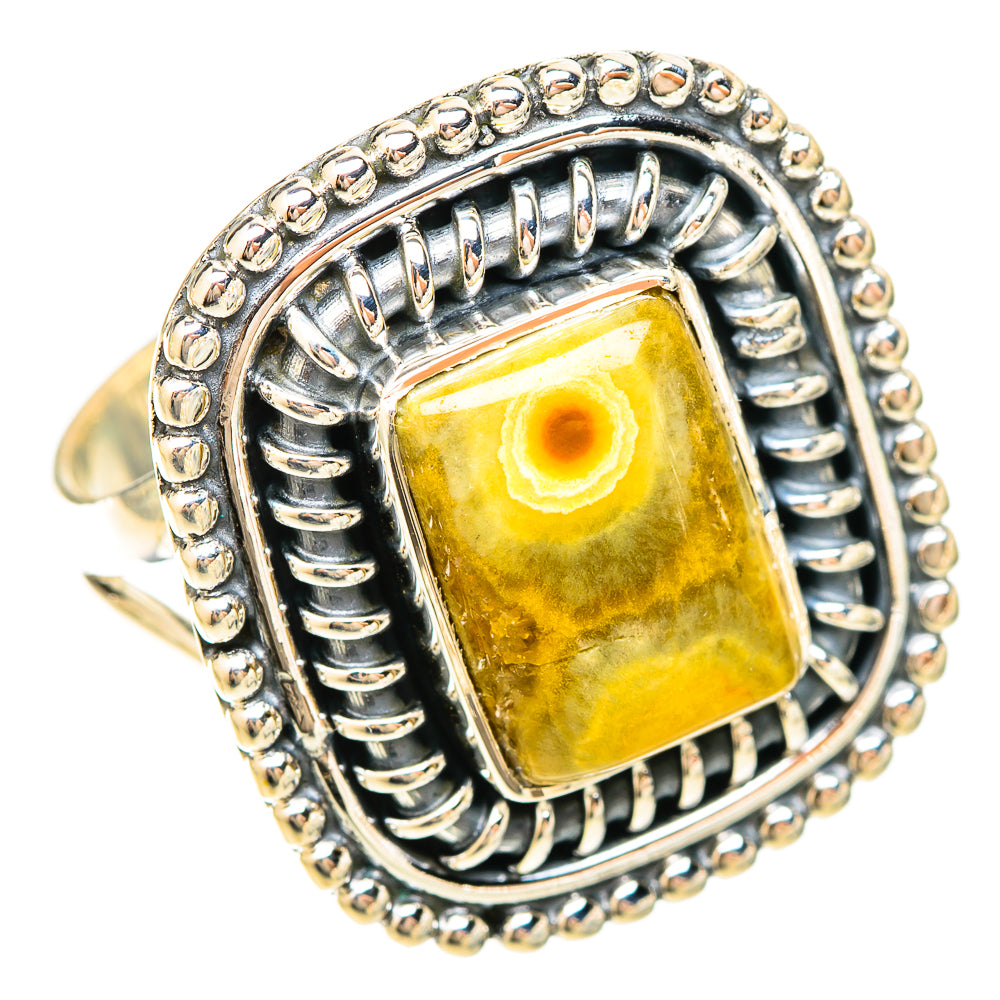 Ocean Jasper Rings handcrafted by Ana Silver Co - RING120218 - Photo 2