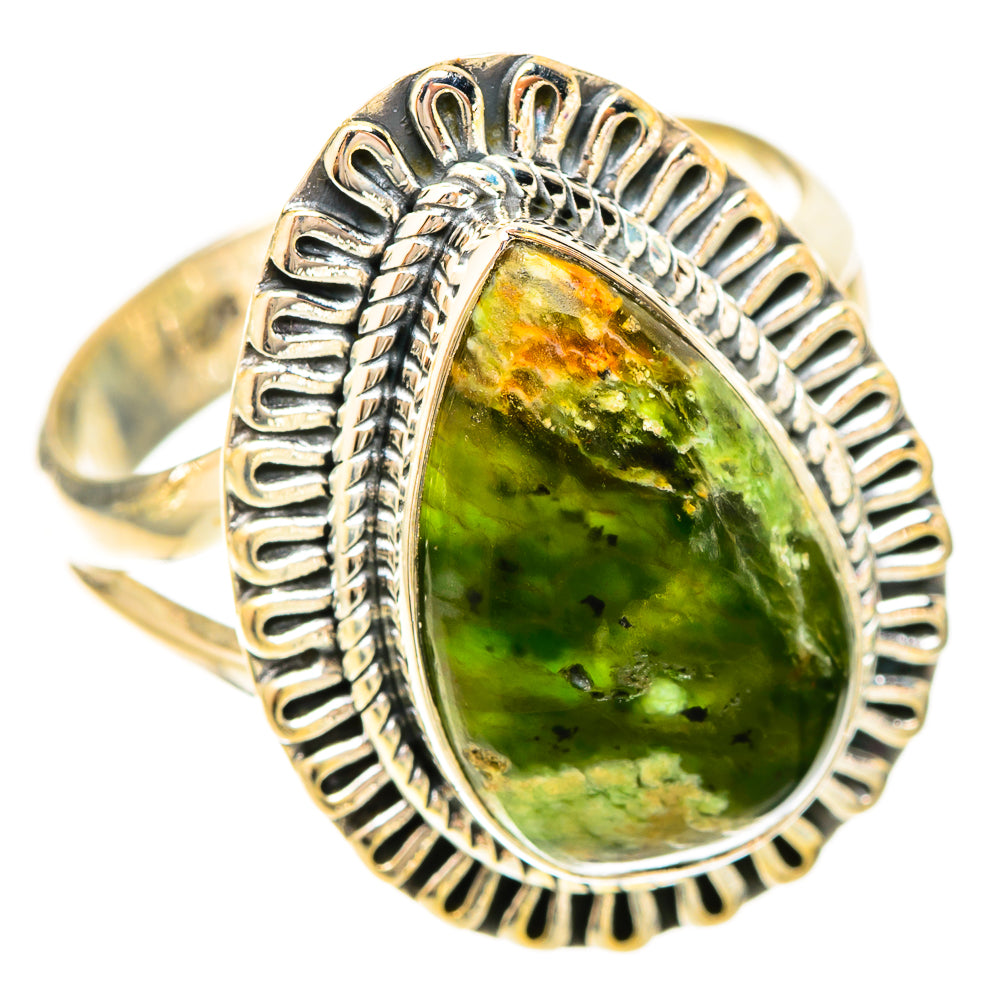 Rainforest Jasper Rings handcrafted by Ana Silver Co - RING120249 - Photo 2