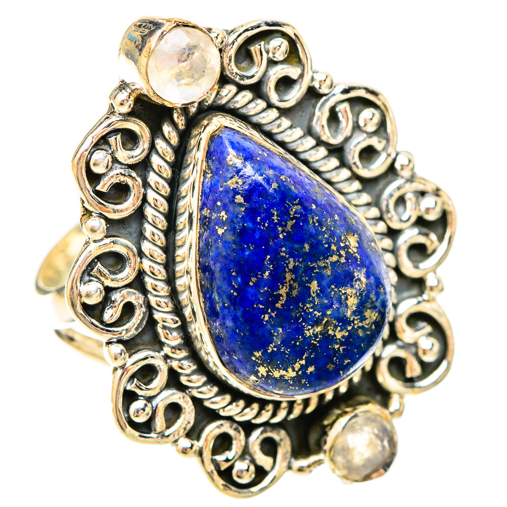 Lapis Lazuli Rings handcrafted by Ana Silver Co - RING120275 - Photo 2