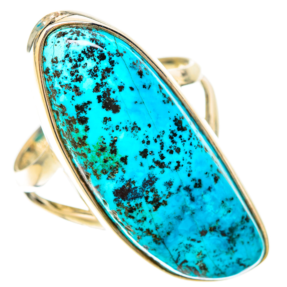 Shattuckite Rings handcrafted by Ana Silver Co - RING120281 - Photo 2