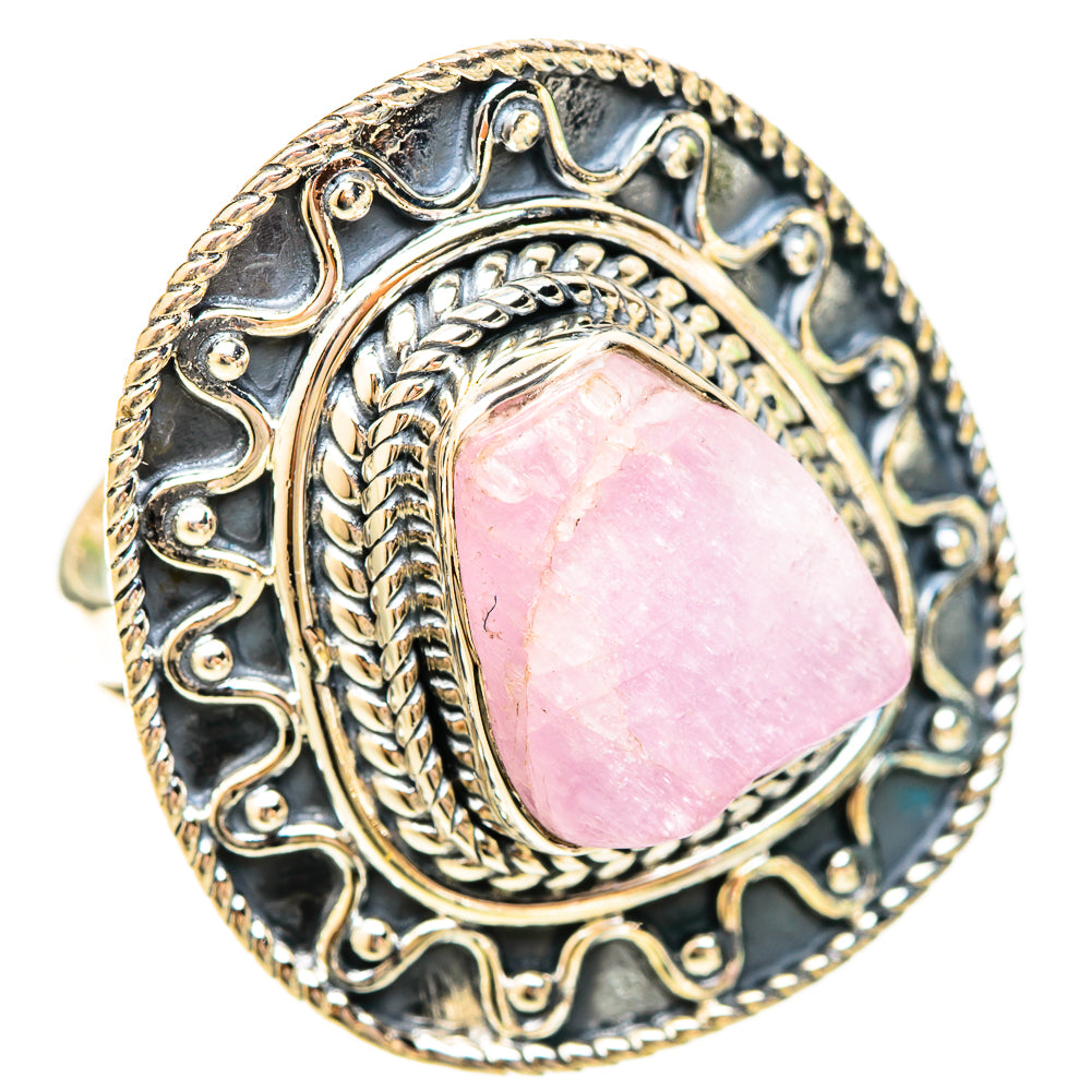 Rose Quartz Rings handcrafted by Ana Silver Co - RING120352 - Photo 2