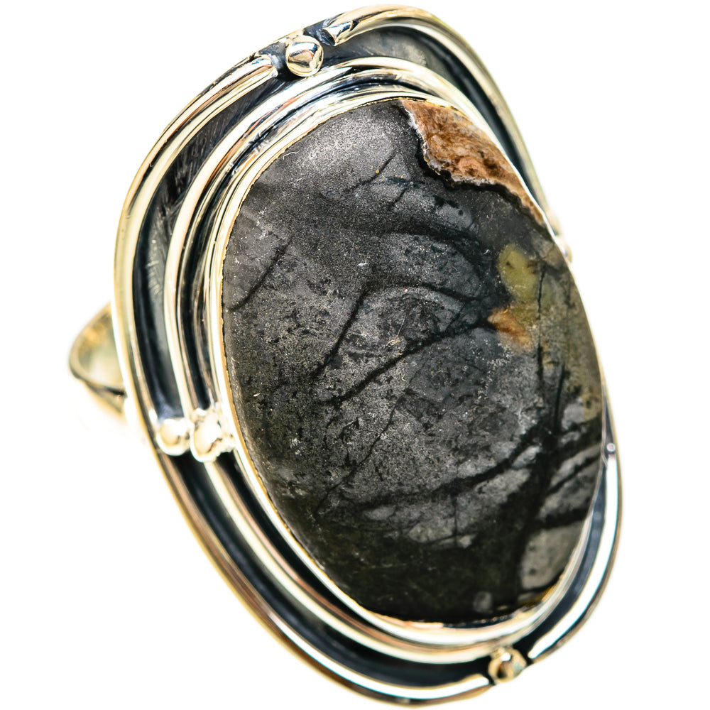 Picasso Jasper Rings handcrafted by Ana Silver Co - RING120359 - Photo 2