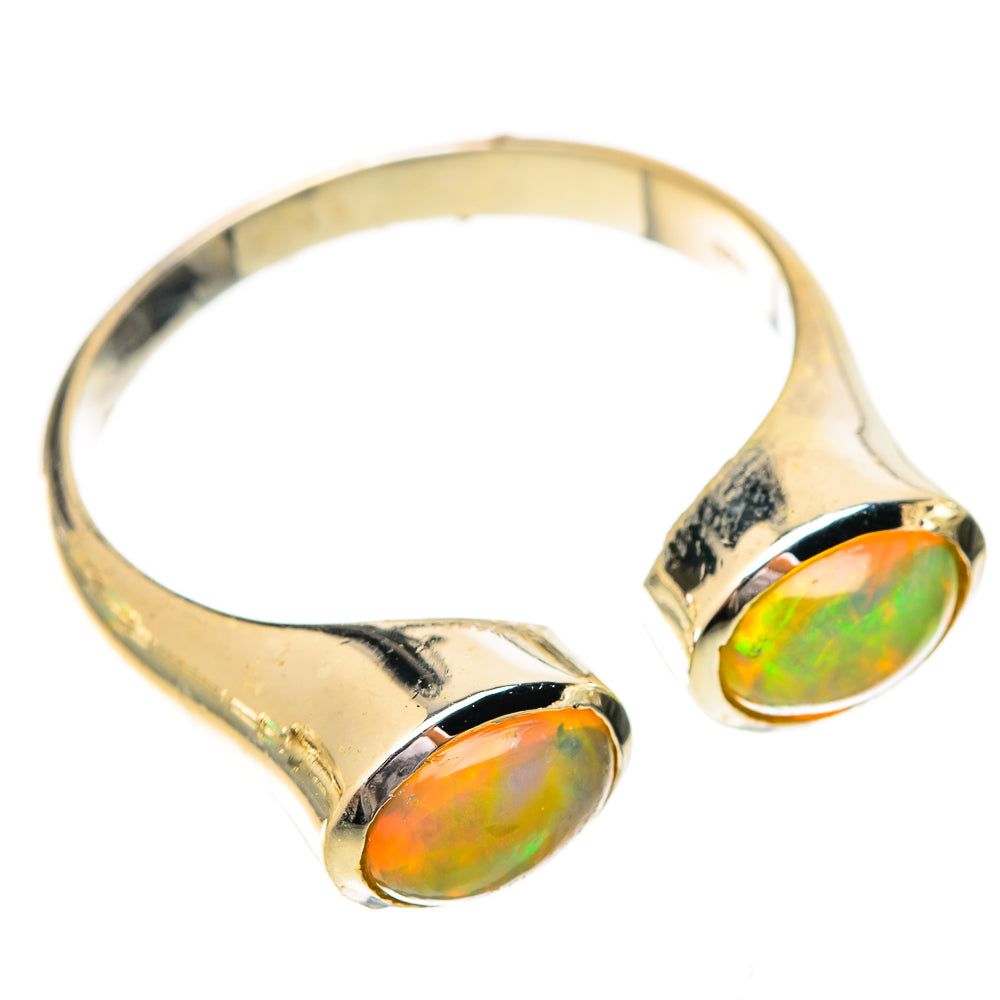 Ethiopian Opal Rings handcrafted by Ana Silver Co - RING120458 - Photo 2