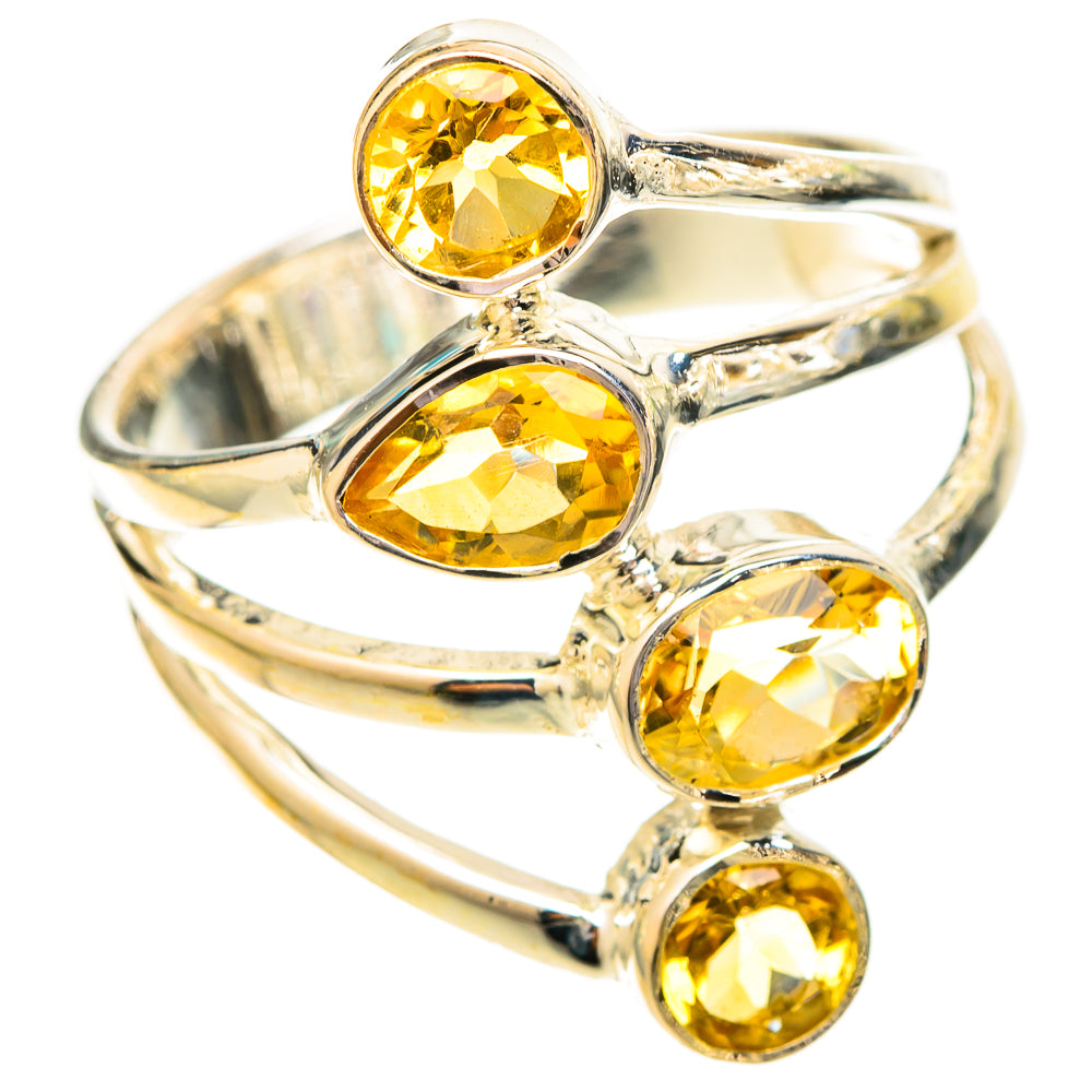 Citrine Rings handcrafted by Ana Silver Co - RING120475 - Photo 2