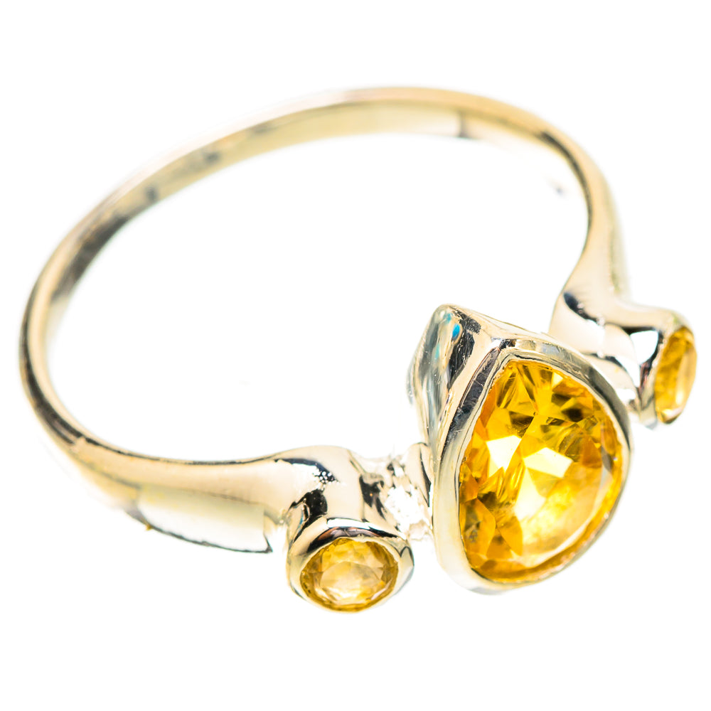 Citrine Rings handcrafted by Ana Silver Co - RING120477 - Photo 2
