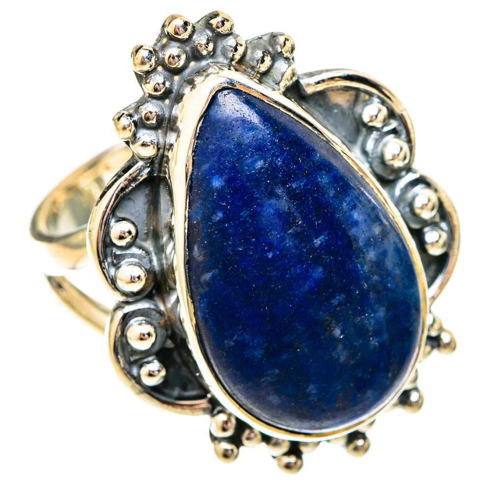 Lapis Lazuli Rings handcrafted by Ana Silver Co - RING120498 - Photo 2