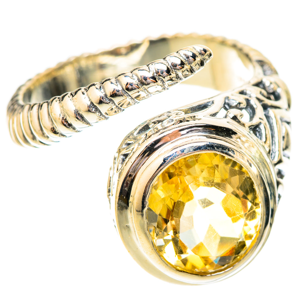 Citrine Rings handcrafted by Ana Silver Co - RING120513 - Photo 2