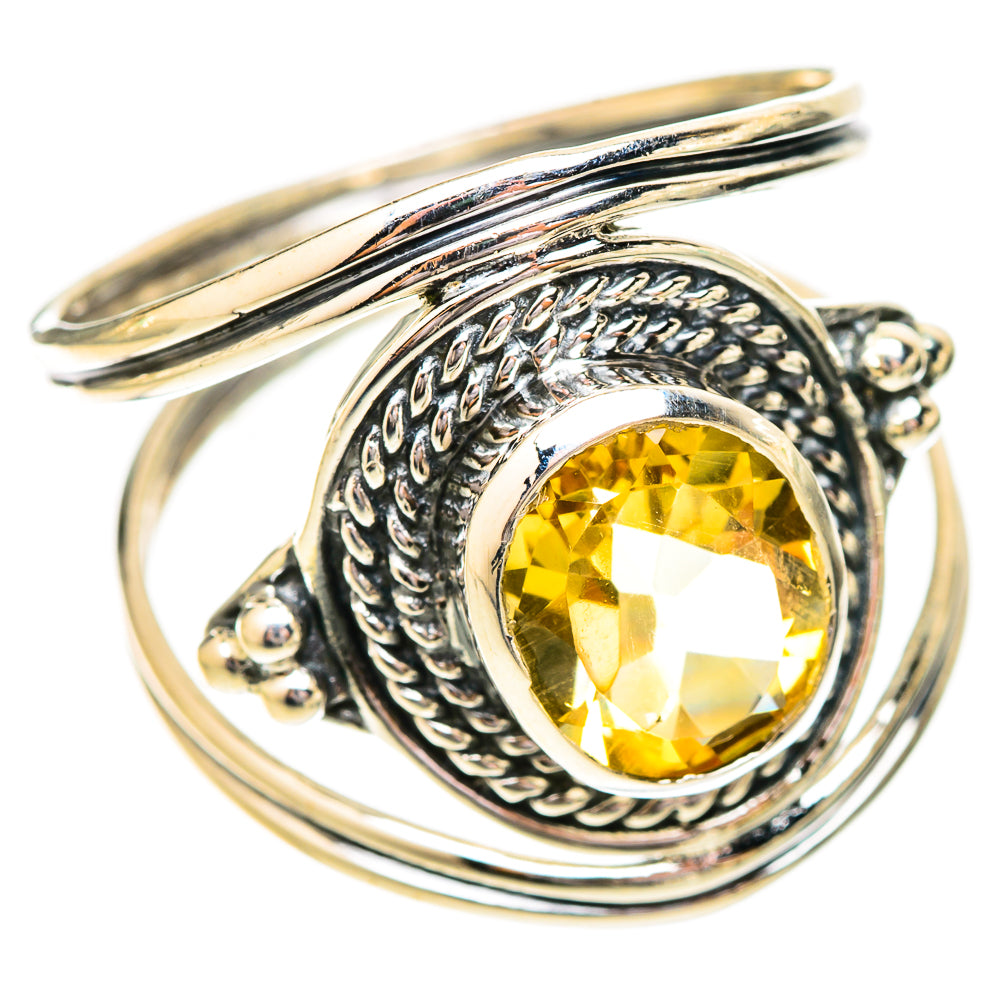 Citrine Rings handcrafted by Ana Silver Co - RING120516 - Photo 2
