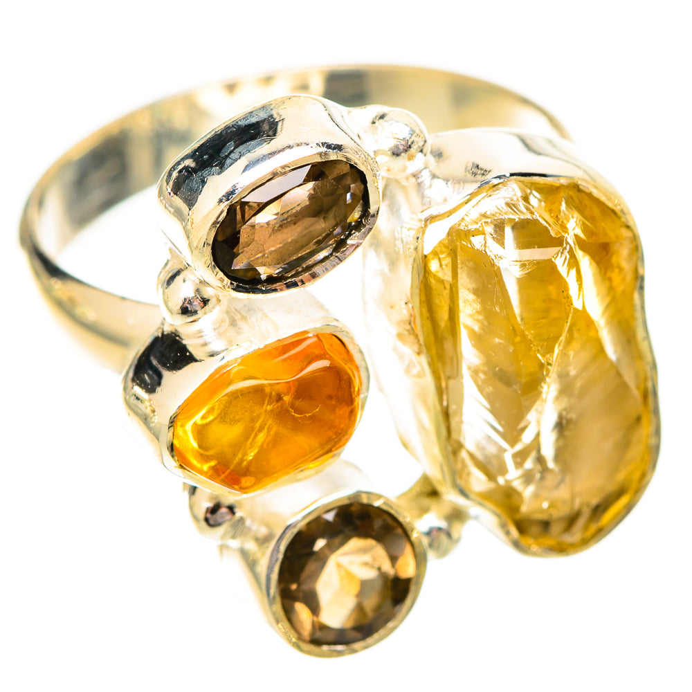 Citrine Rings handcrafted by Ana Silver Co - RING120548 - Photo 2
