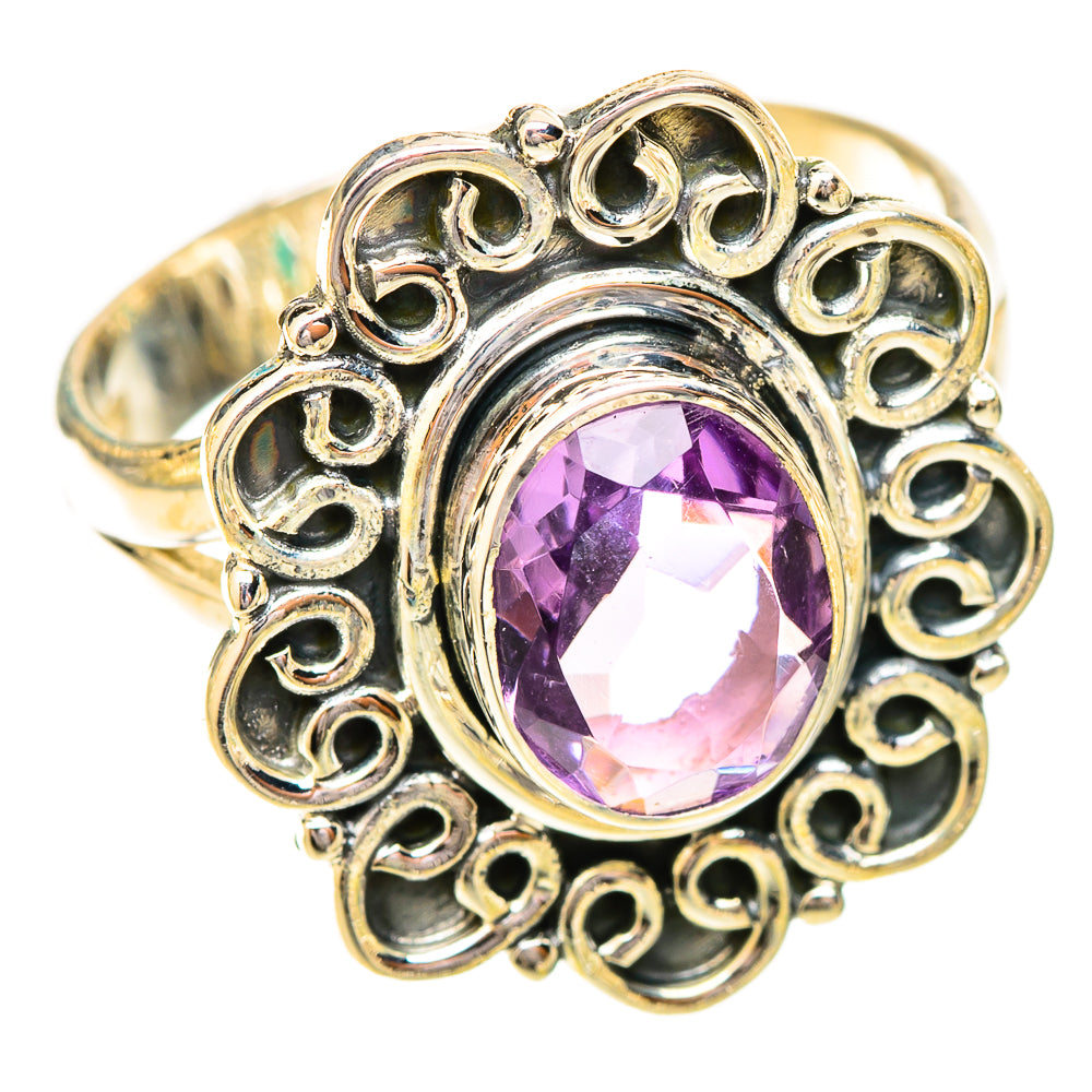 Amethyst Rings handcrafted by Ana Silver Co - RING120556 - Photo 2
