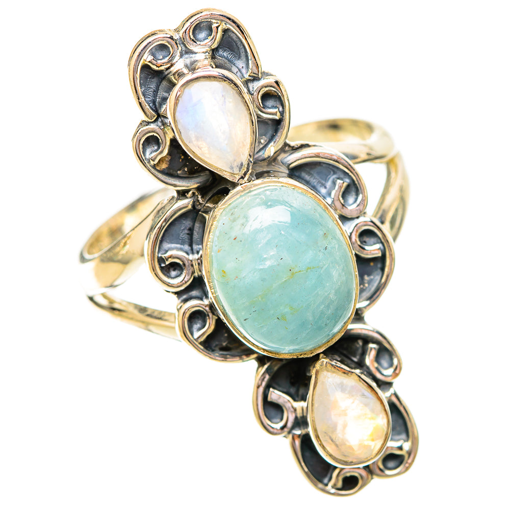 Aquamarine Rings handcrafted by Ana Silver Co - RING120566 - Photo 2